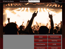 Tablet Screenshot of elrocknomuere.com
